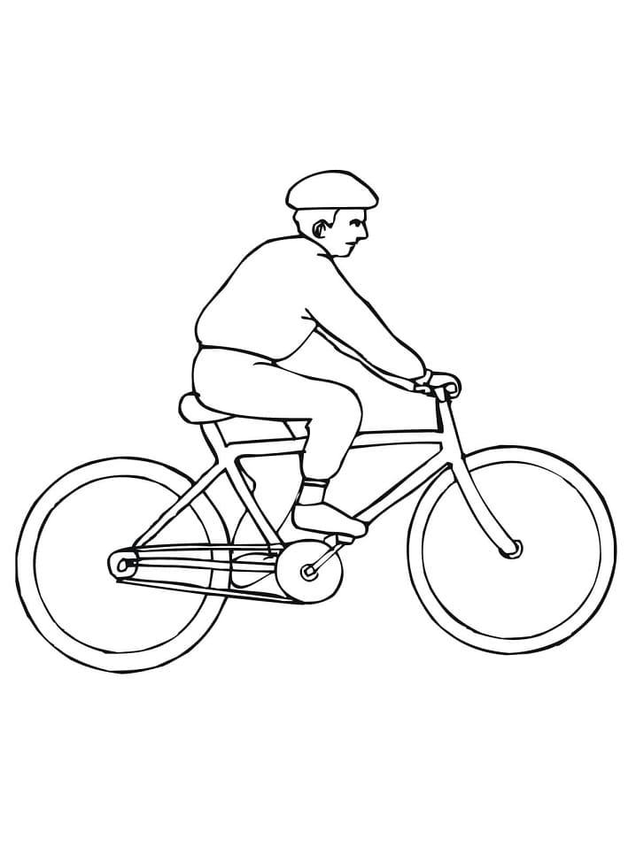 Målarbild Cykelsport (5)