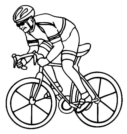 Målarbilder Cykling