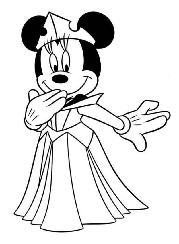 Målarbild Disney Mimmi Pigg