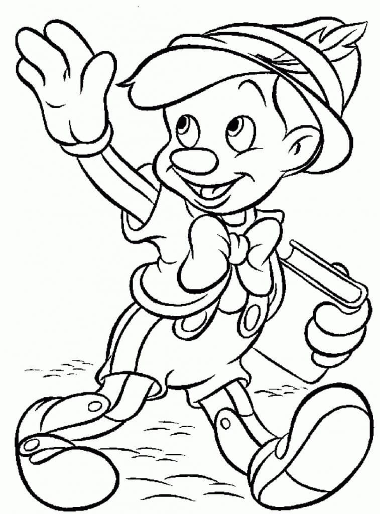 Målarbild Disney Pinocchio