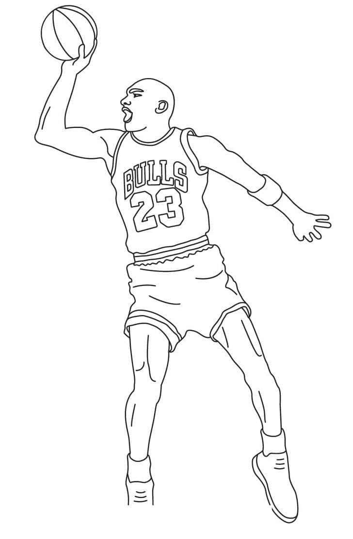 Målarbild Michael Jordan (4)