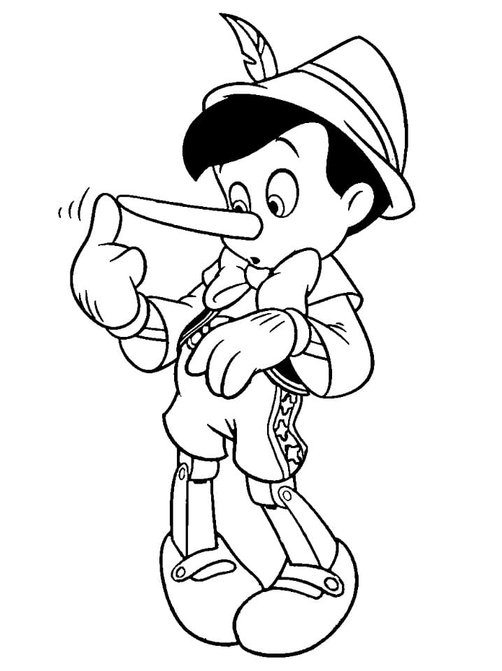 Målarbild Pinocchio (1)