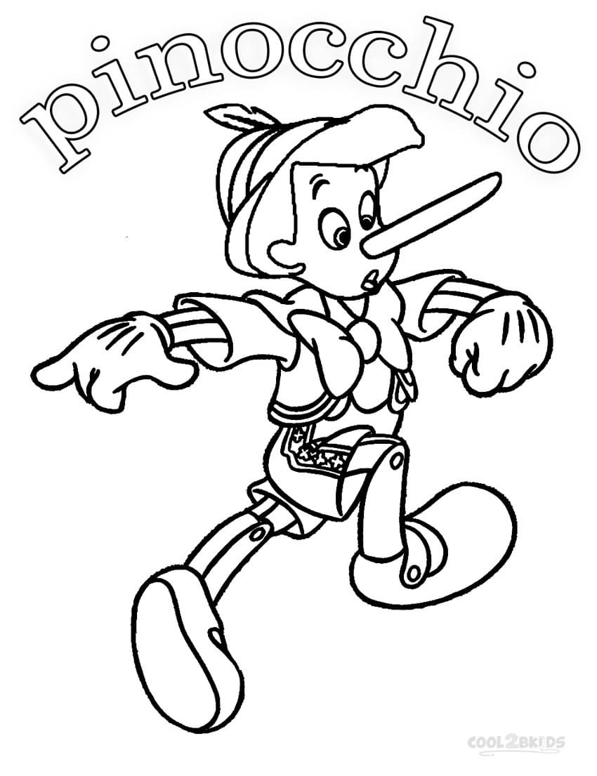Målarbilder Pinocchio