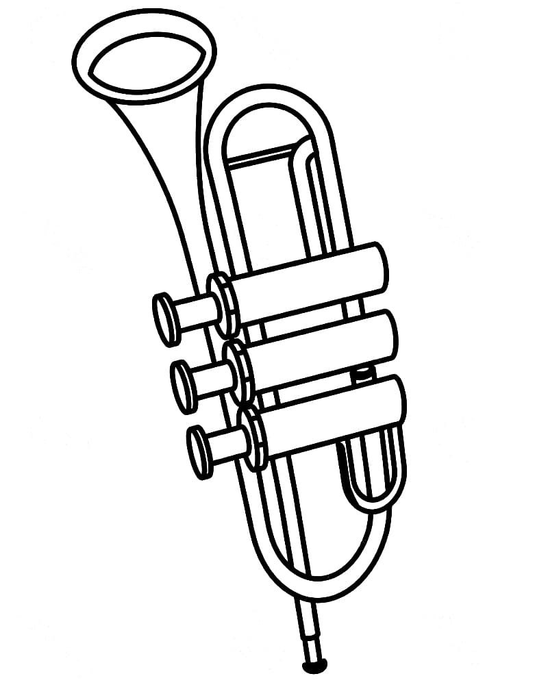Målarbild Trumpet (1)