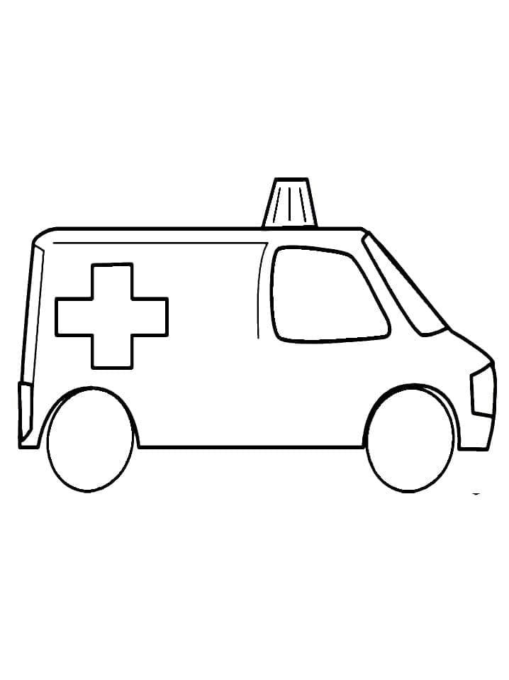 Målarbild Ambulans 12