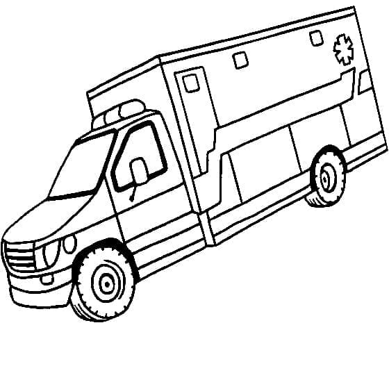 Målarbild Ambulans 6