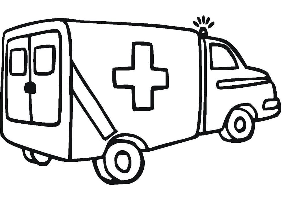 Målarbild Ambulans 9