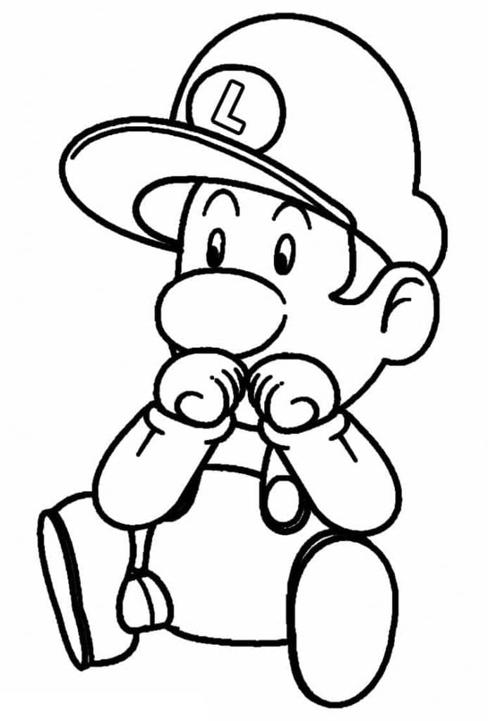 Målarbild Bedårande Luigi