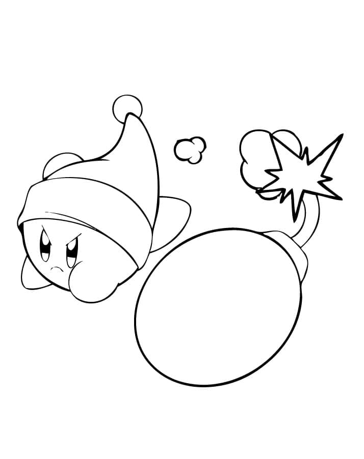 Målarbild Bomb Kirby