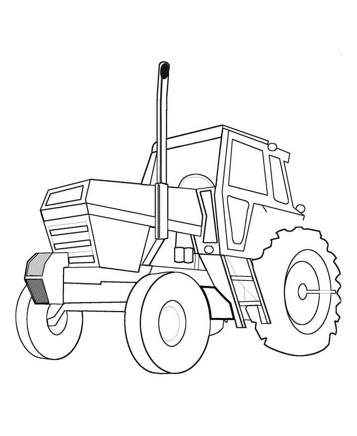 Målarbild Bra Traktor