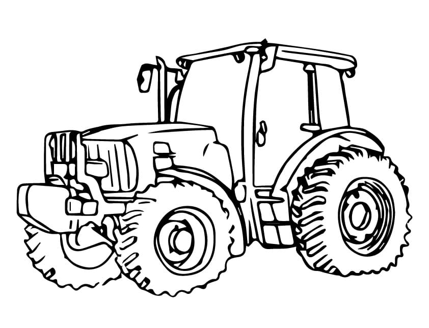Målarbilder Traktor