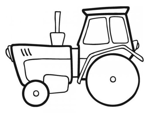 Målarbild En Traktor