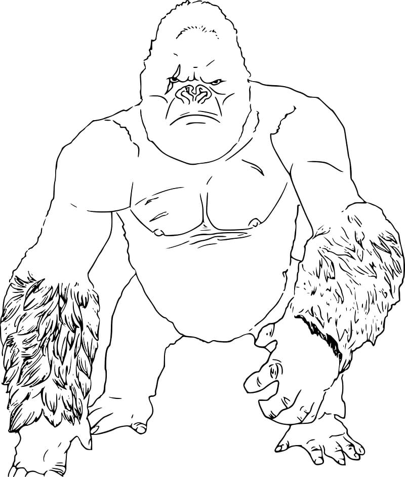 Målarbild King Kong 6