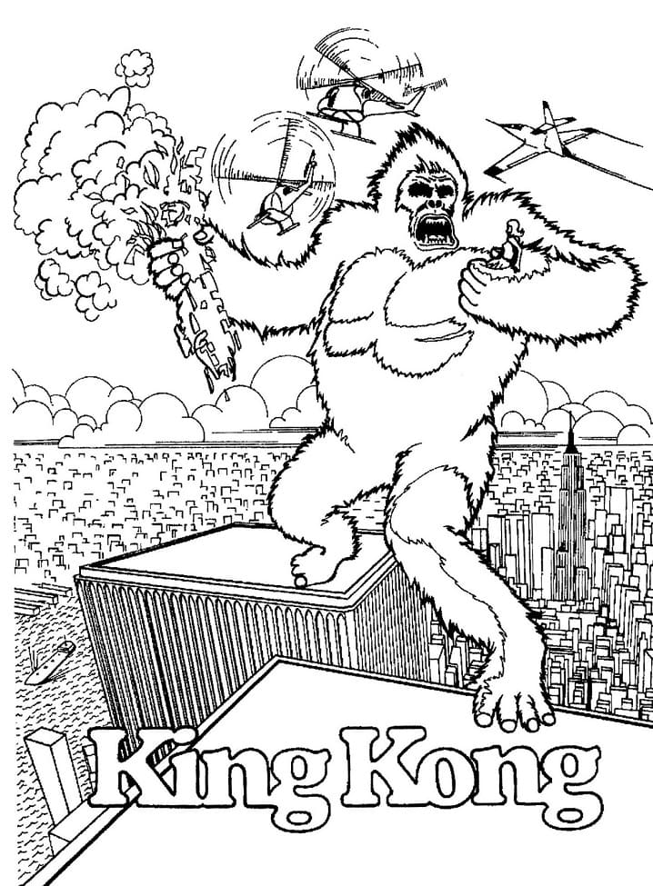 Målarbild King Kong 9