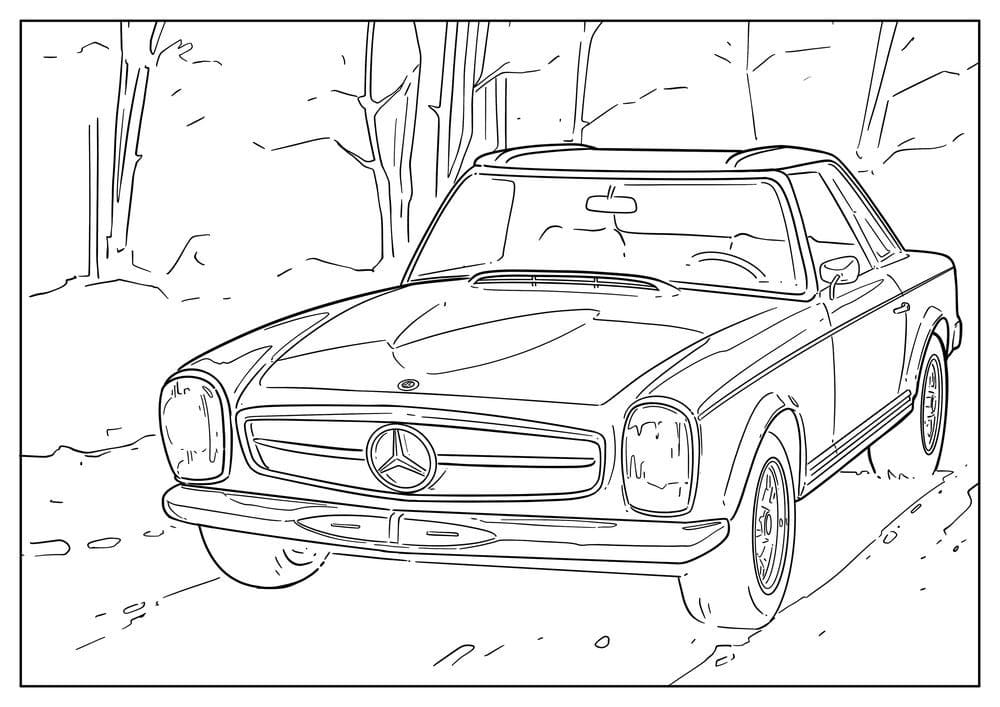 Målarbild Mercedes-Benz 2
