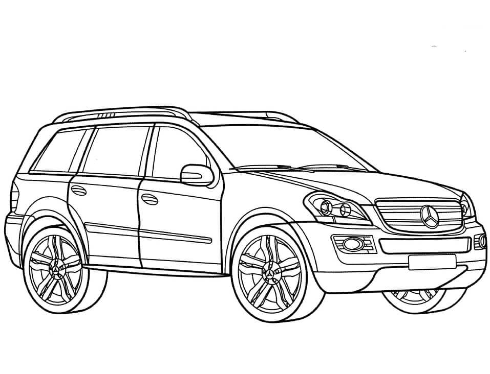 Målarbild Mercedes-Benz GL-Klass