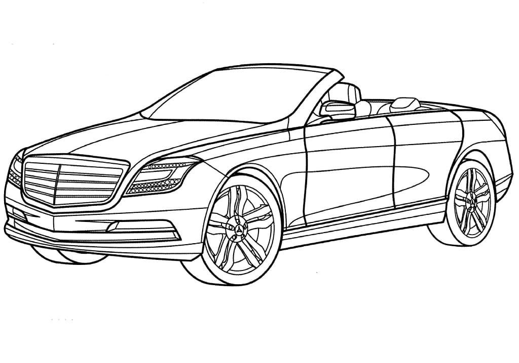 Målarbild Mercedes-Benz