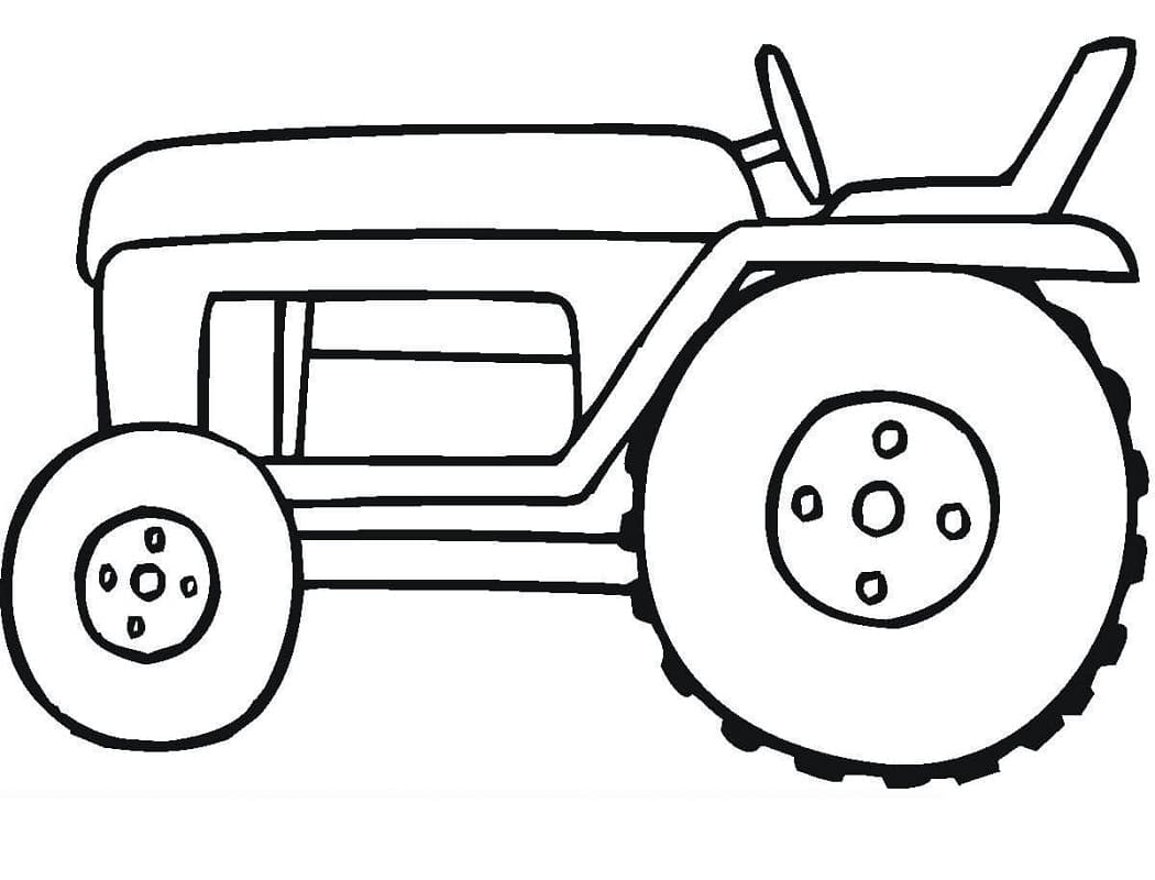 Målarbild Traktor Gratis