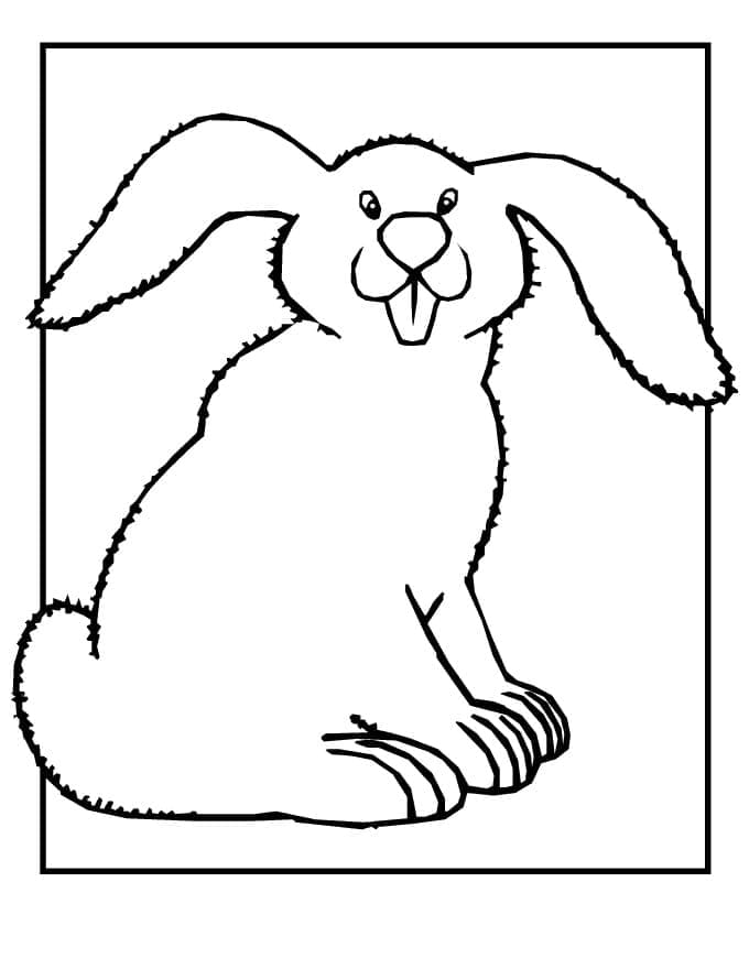 Målarbild En Kanin