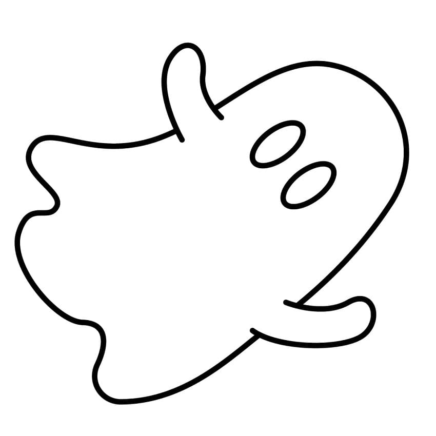 Målarbild Enkelt Spöke