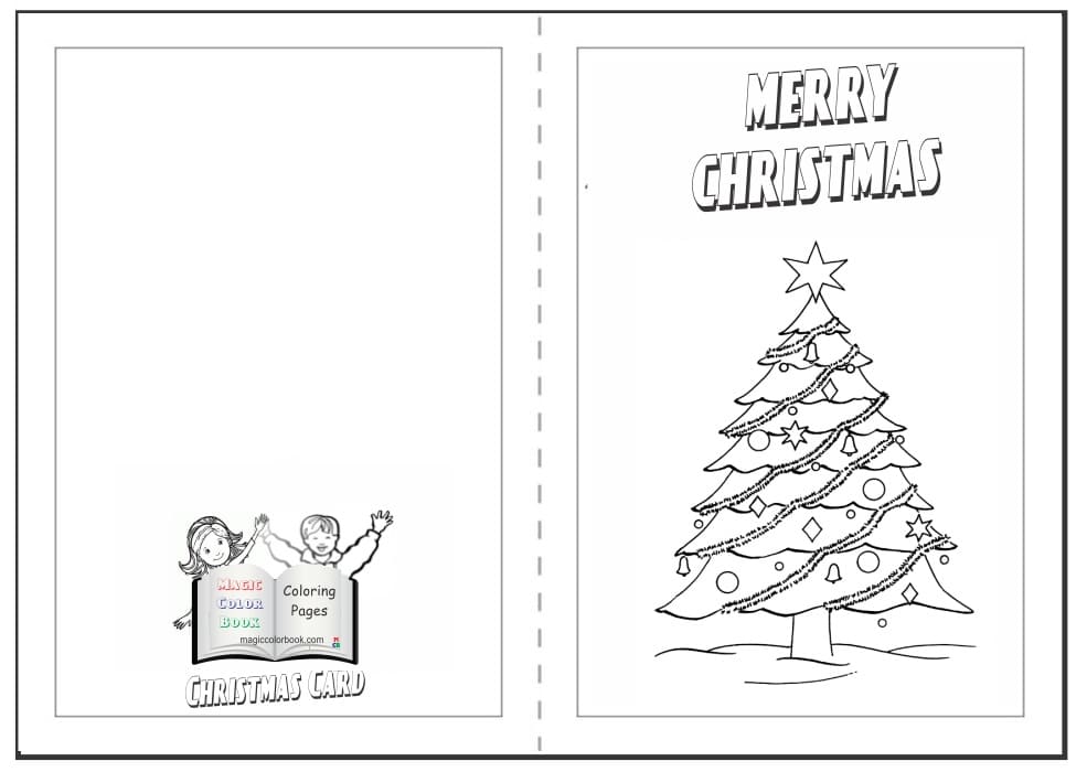 Målarbild Julkort 1