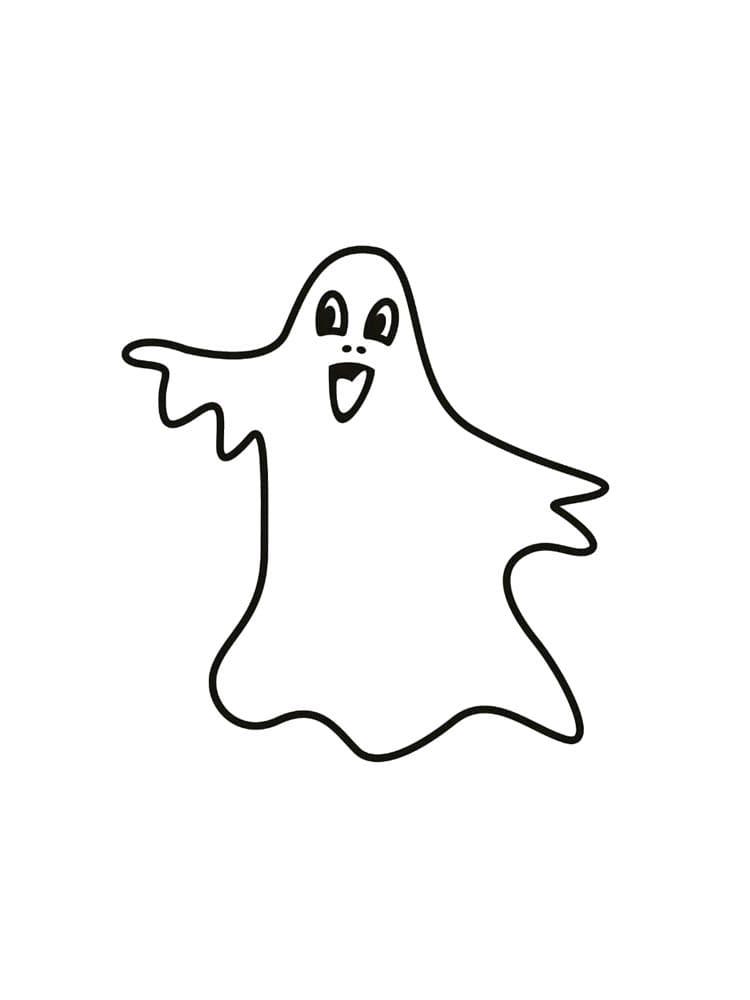 Målarbild Spöke 3