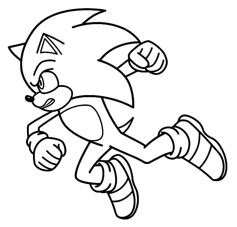Målarbild Arg Sonic