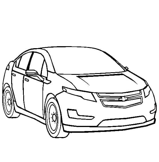 Målarbild Chevrolet Bil