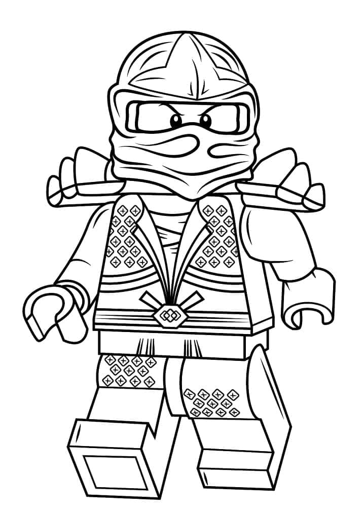 Målarbild Lego Ninjago Lloyd