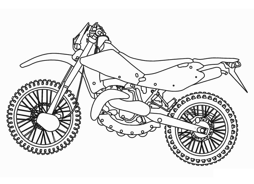 Målarbild Motorcykel 3