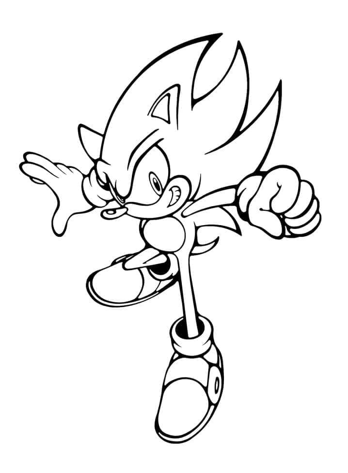 Målarbild Sonic 4