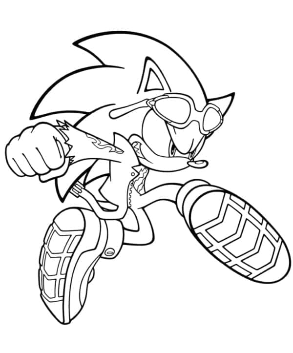 Målarbild Sonic Gratis