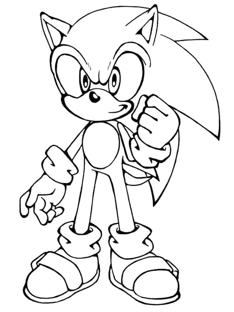 Målarbild Sonic the Hedgehog