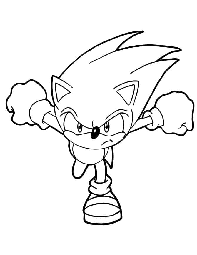 Målarbild Super Sonic