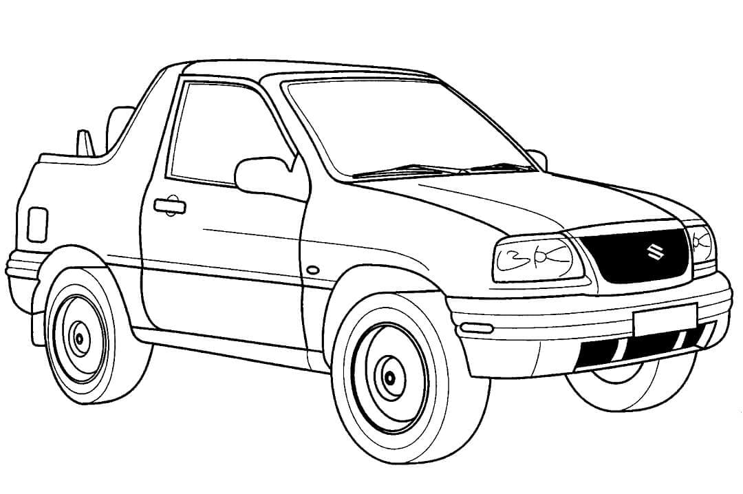 Målarbild Suzuki Bil