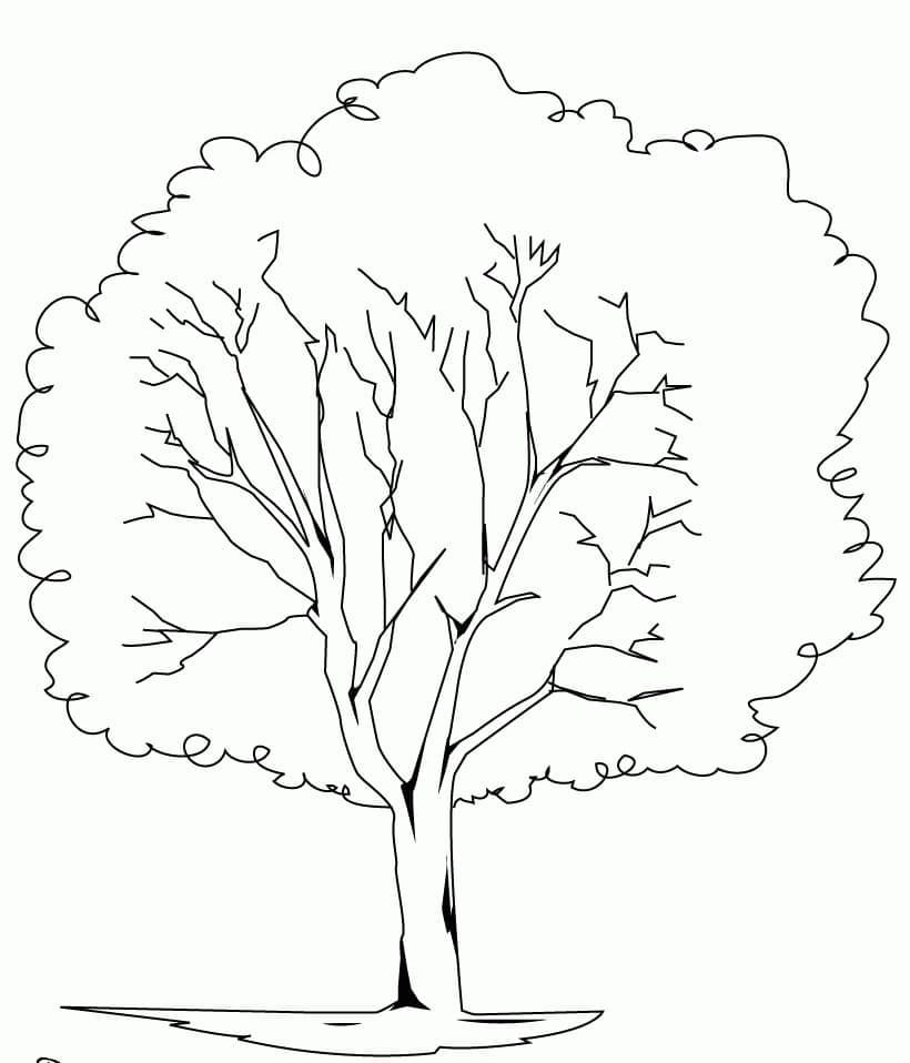 Målarbild Träd 1