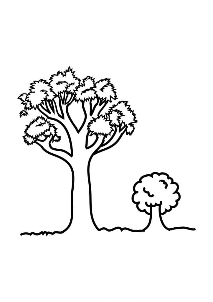 Målarbild Träd 10