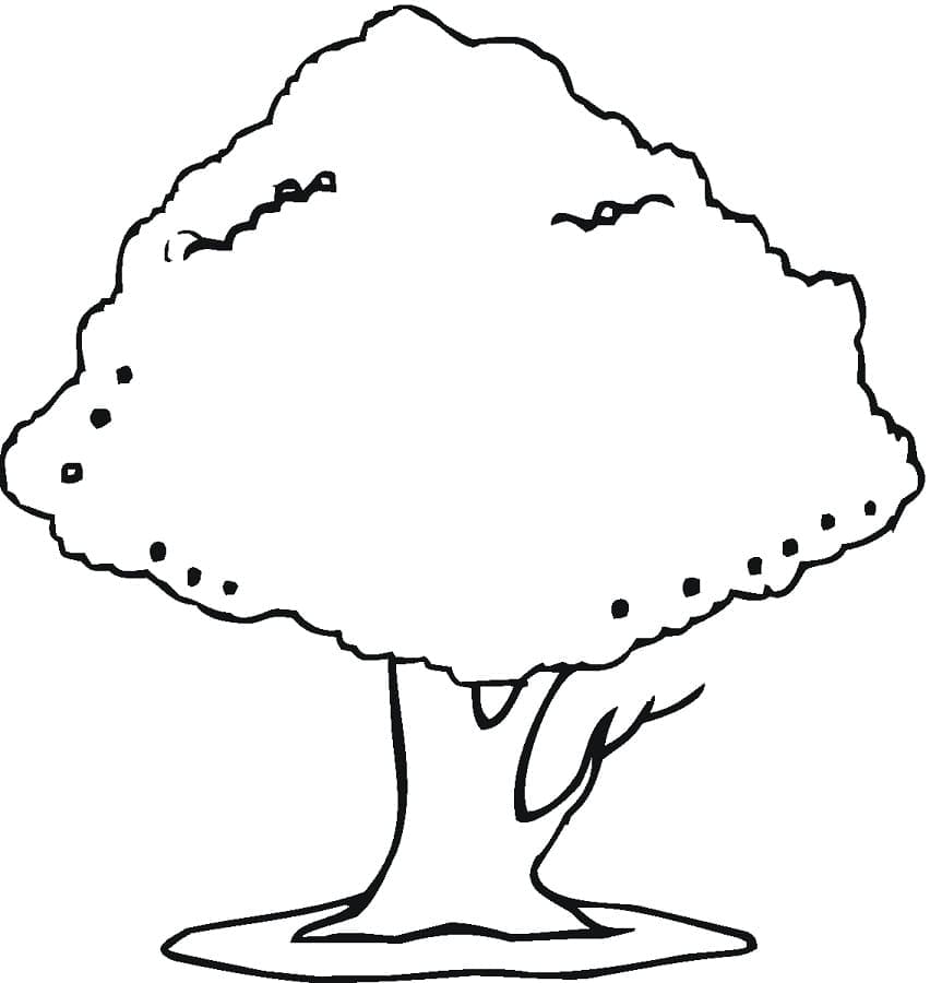 Målarbild Träd 11