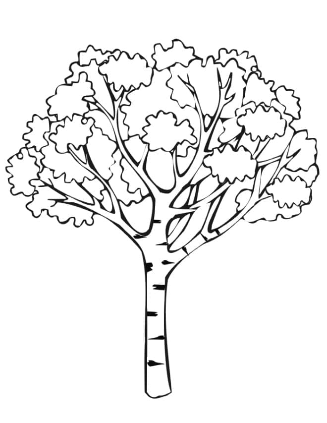 Målarbild Träd 12