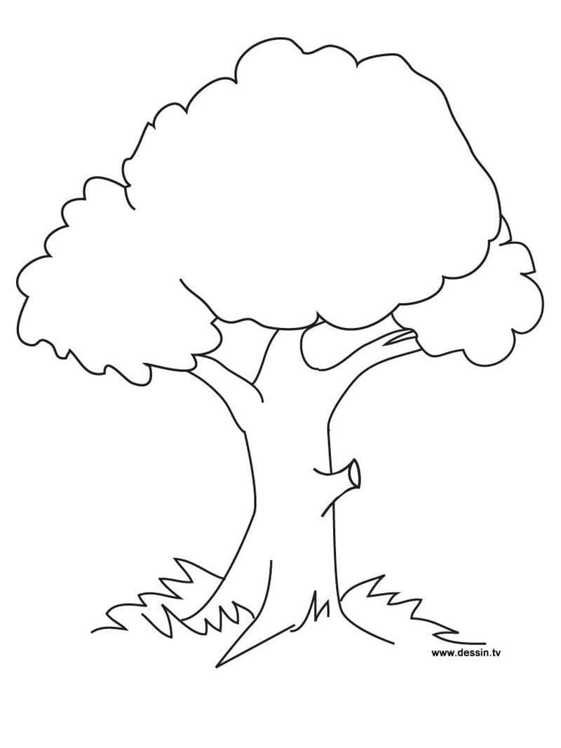 Målarbild Träd 6