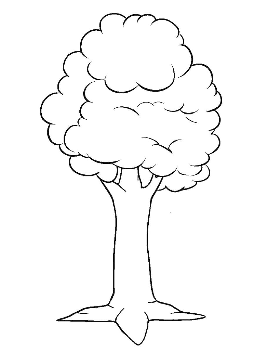 Målarbild Träd för Barn