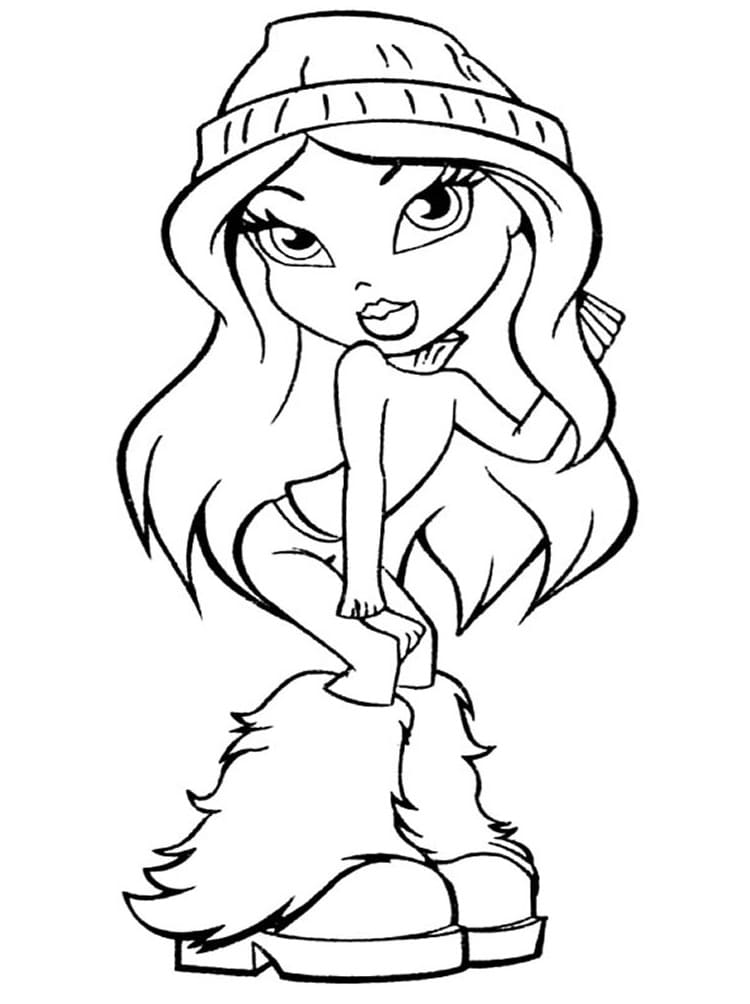 M larbild Bratz F r Barn Skiv Ut Gratis P Malarbilder se