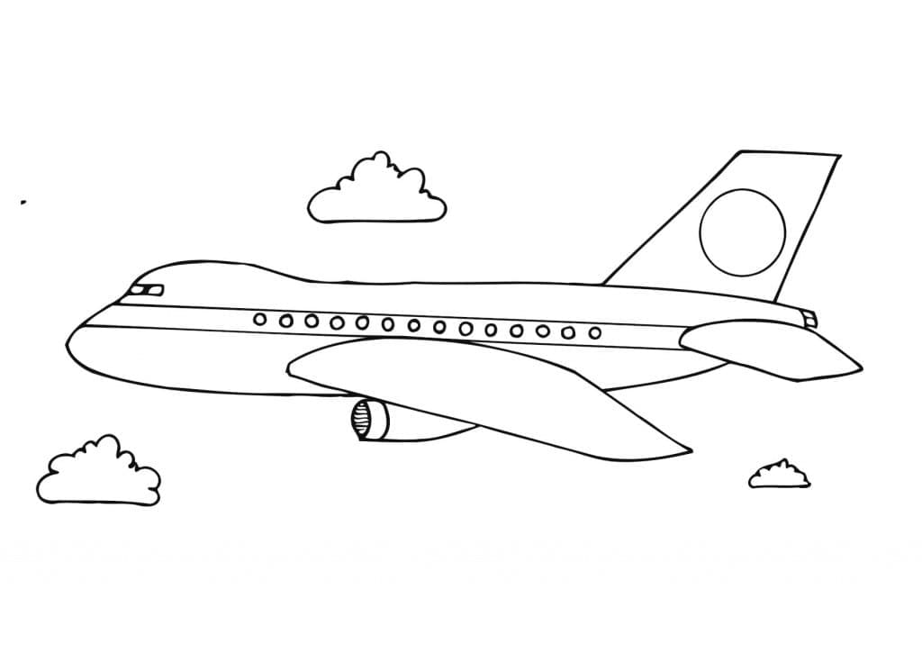 Målarbild Flygplan 12