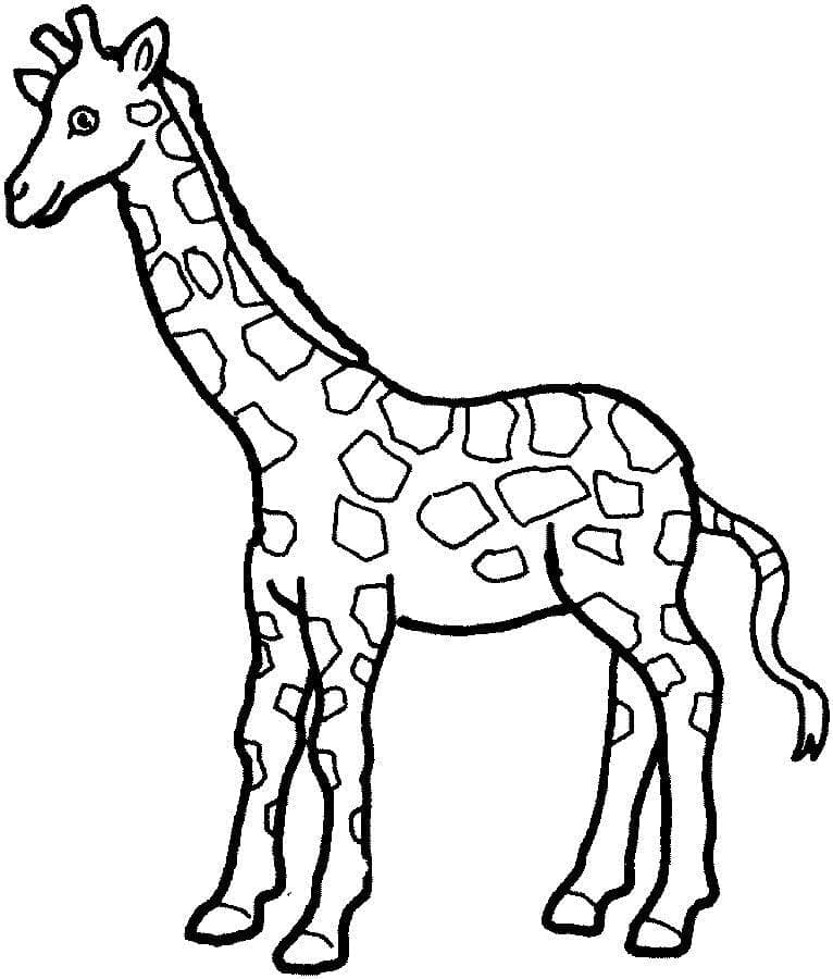 Målarbild Giraff för Barn