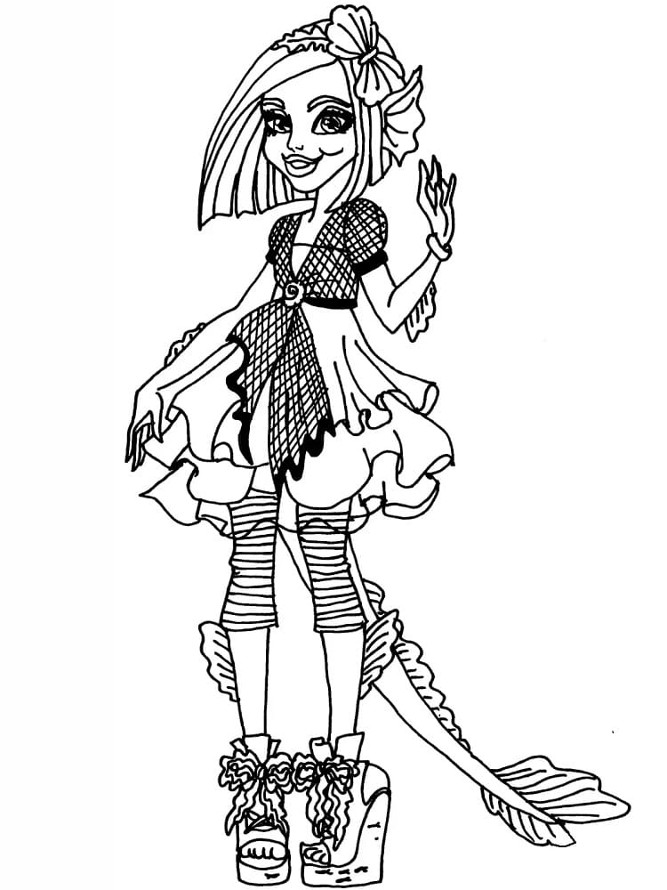 Målarbild Grimmily Anne Monster High