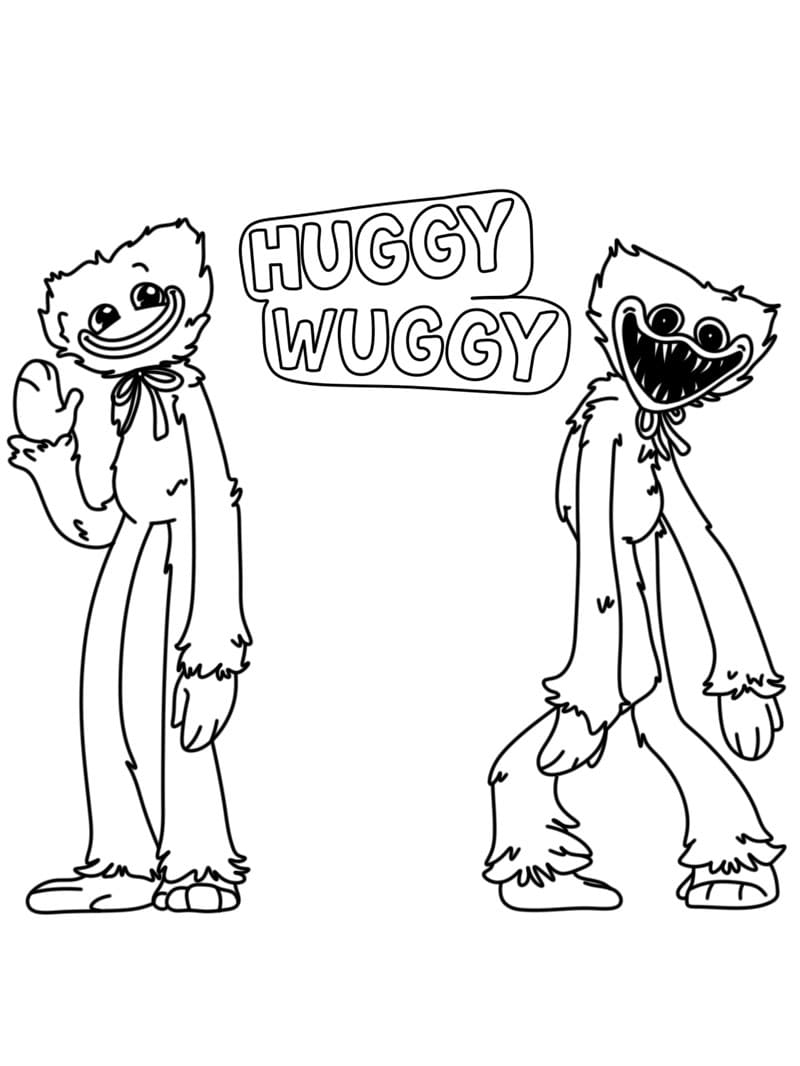 Målarbild Huggy Wuggy 3