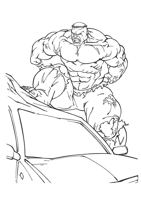 Målarbild Hulken 1