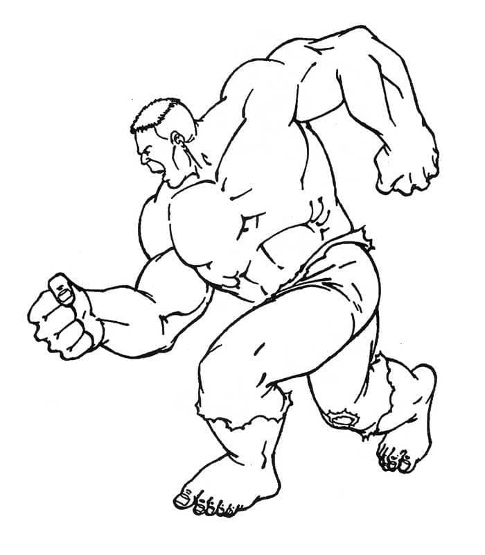 Målarbild Hulken 5