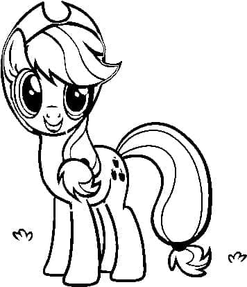 Målarbild My Little Pony Applejack