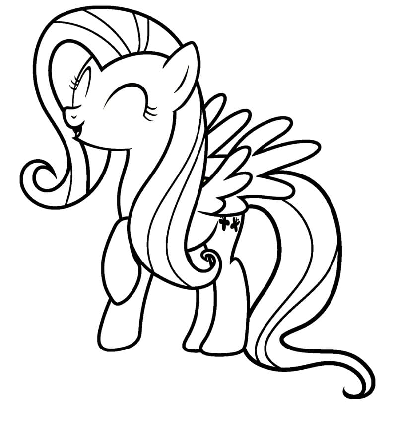 Målarbild My Little Pony Fluttershy